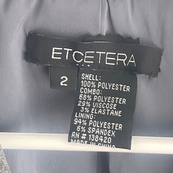 Etcetera women's brown and gray based belted faux fur vest. #445 - Picture 9 of 15